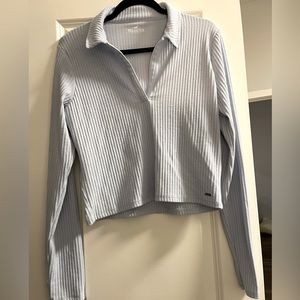 Sky blue Hollister collared shirt